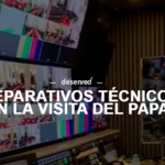 Trabajando en los preparativos técnicos de la visita del Papa León XIV a Gran Canaria
